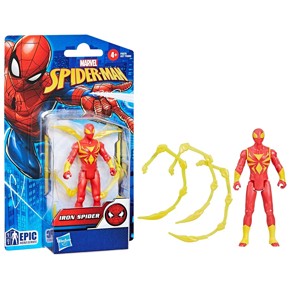 Marvel Spider-Man Epic Hero Series Iron Spider Action Figure 