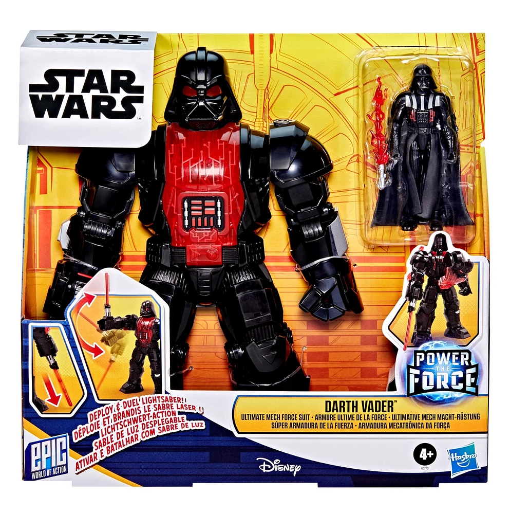 Star Wars Epic World of Action Darth Vader Ultimate Mech Force Suit 