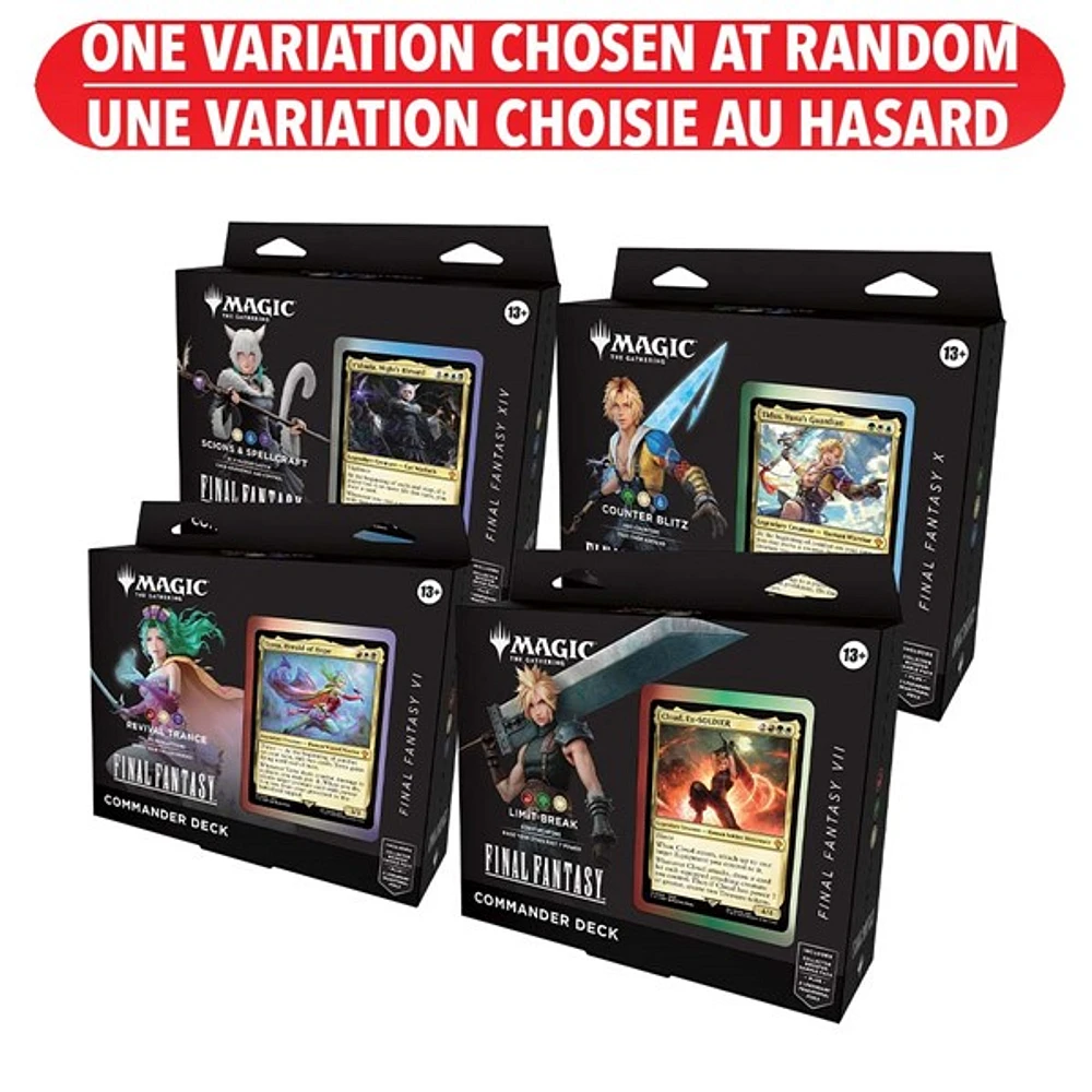 Magic: The Gathering Final Fantasy Commander Deck – One Variation Chosen at Random