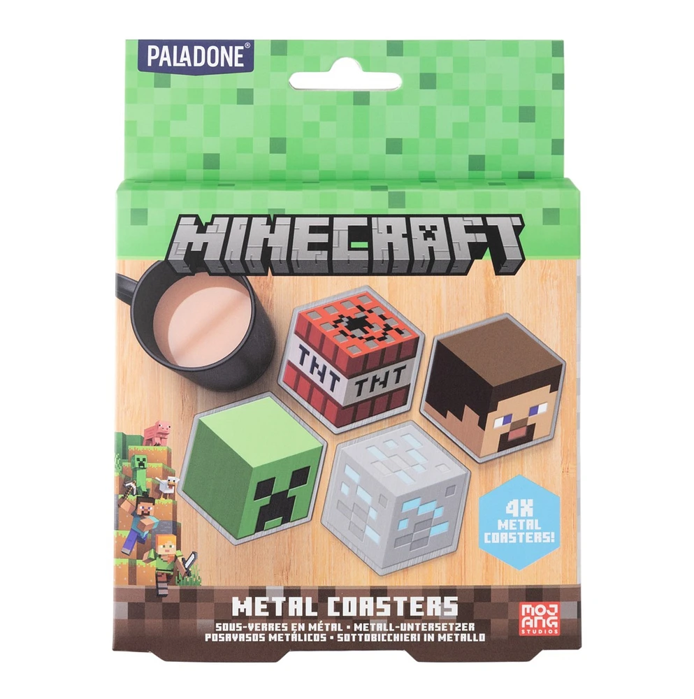 Minecraft Metal Coasters 