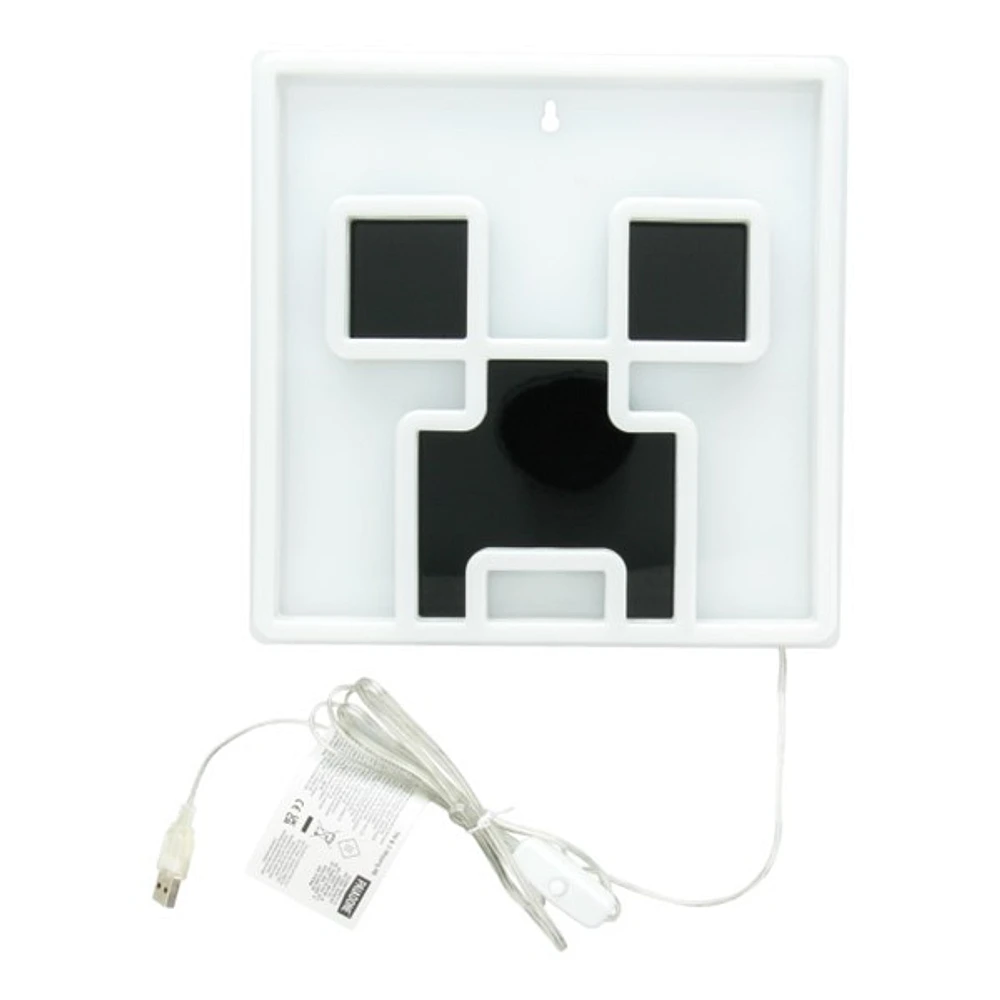 Lampe néon LED Minecraft Creeper
