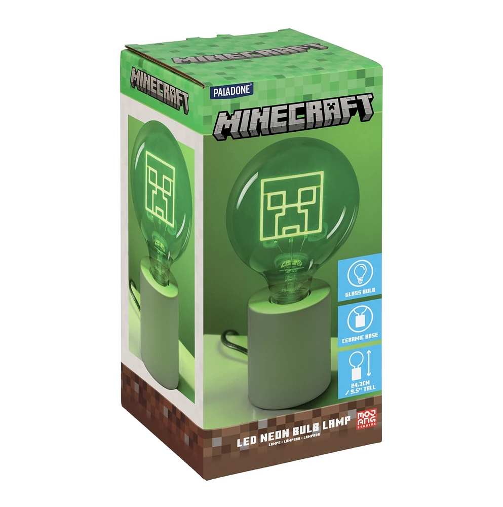 Minecraft Creeper LED Neon Light Bulb Lamp 