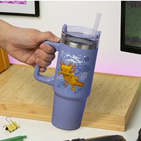 Gobelet Minecraft violet en acier inoxydable 