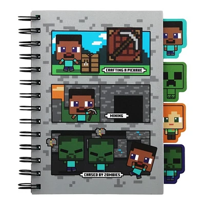 Carnet Minecraft avec intercalaires 