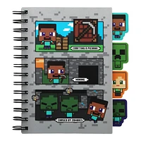 Carnet Minecraft avec intercalaires 
