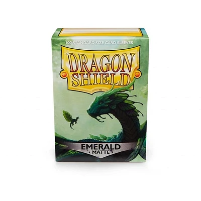 Dragon Shield - Standard Size Sleeves - Matte - Emerald (100) 