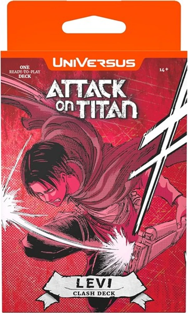 UniVersus Attack on Titan: Battle for Humanity - Clash Deck Levi - Ready to Play Character Deck