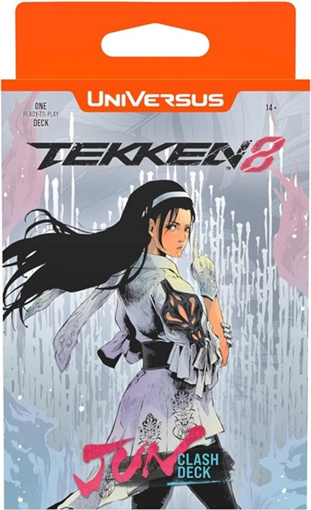 UniVersus Tekken 8: Clash Deck - Jun- Ready to Play Character Deck, Deck-Building Battle Collectible