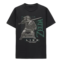 The Legend of Zelda: Link Greyscale Tee