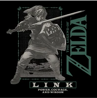 The Legend of Zelda: Link Greyscale Tee