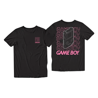 T-shirt double face rose pour Nintendo GameBoy