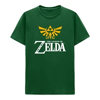 T-shirt vert The Legend of Zelda : Hyrule Crest
