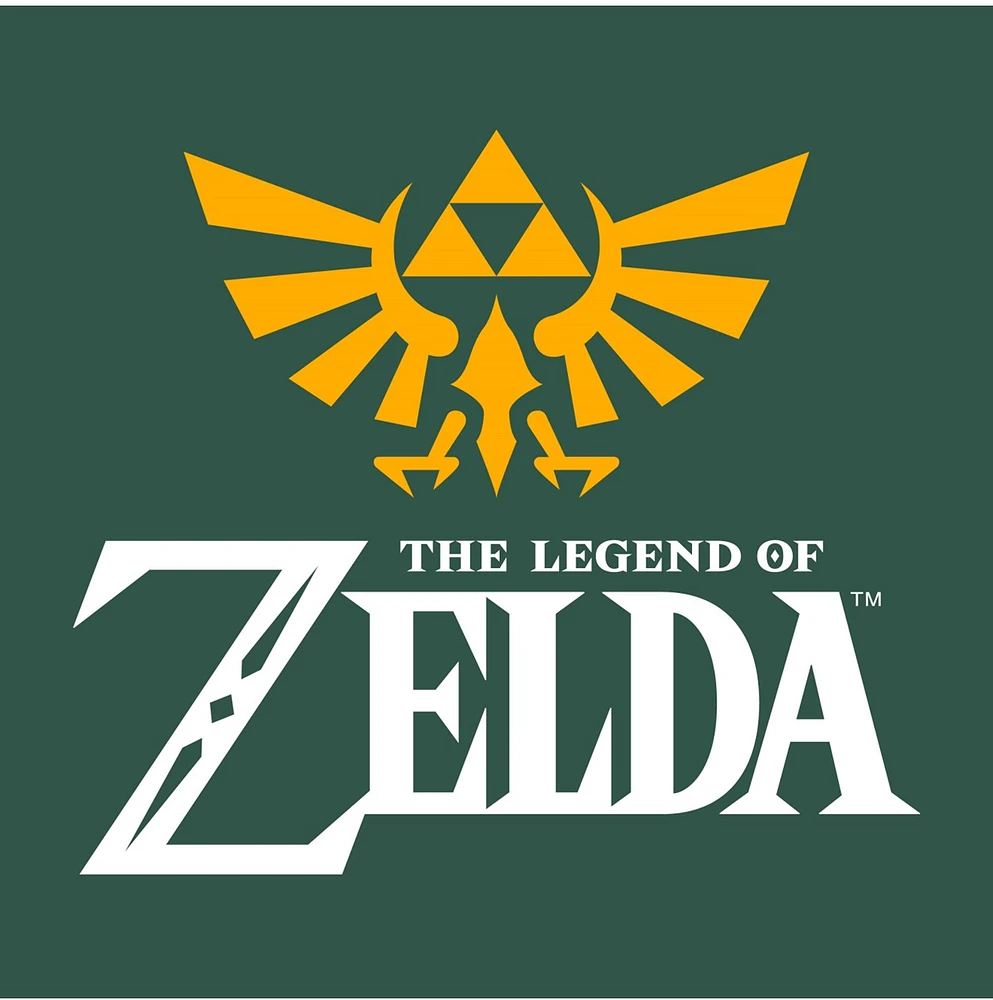 T-shirt vert The Legend of Zelda : Hyrule Crest