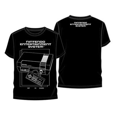 Nintendo: NES Outline Black Tee