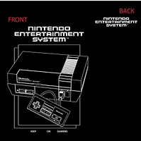 Nintendo: NES Outline Black Tee