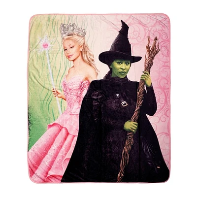 Wicked : Couverture en peluche Elphaba et Glinda 