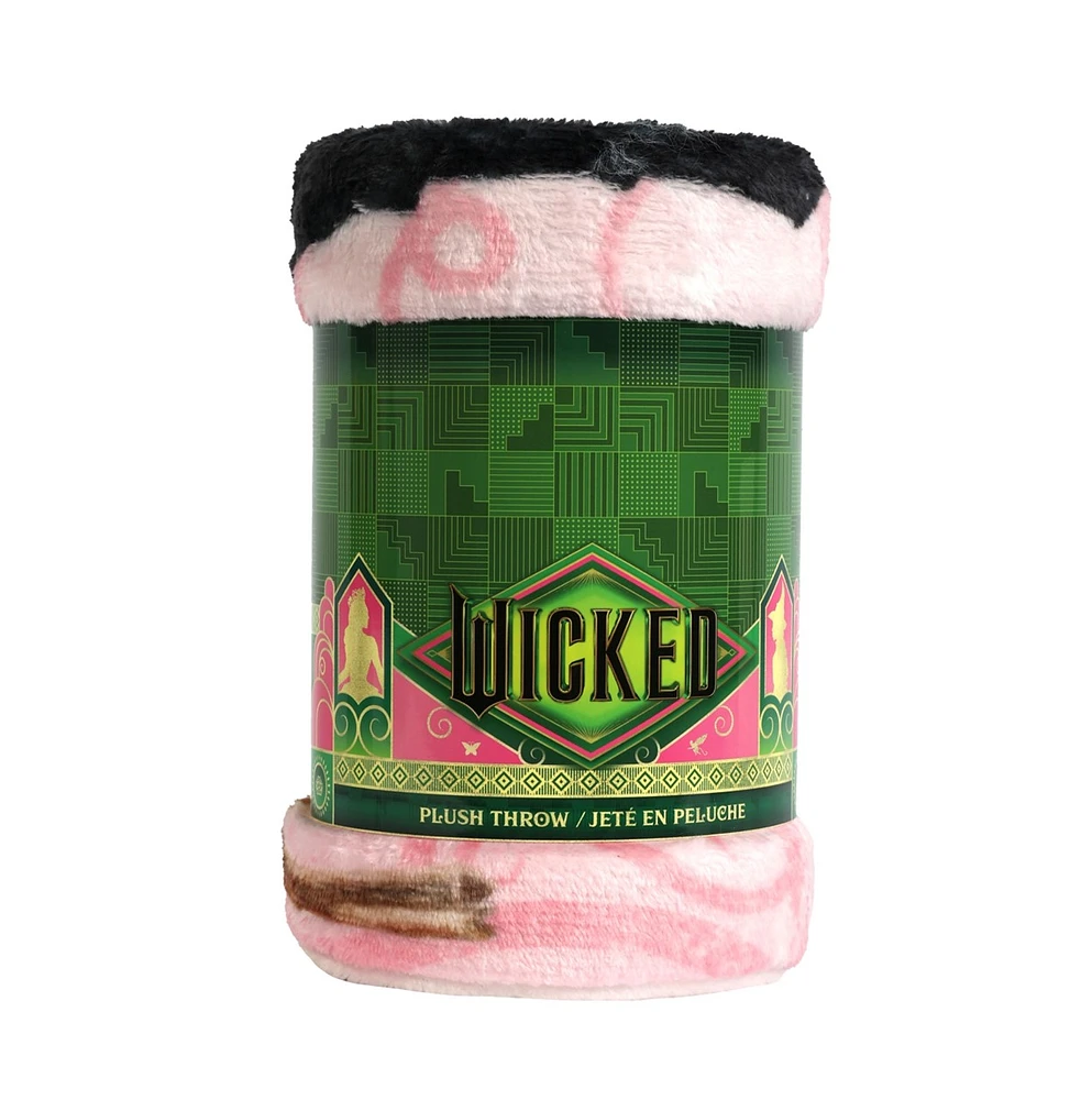 Wicked : Couverture en peluche Elphaba et Glinda 