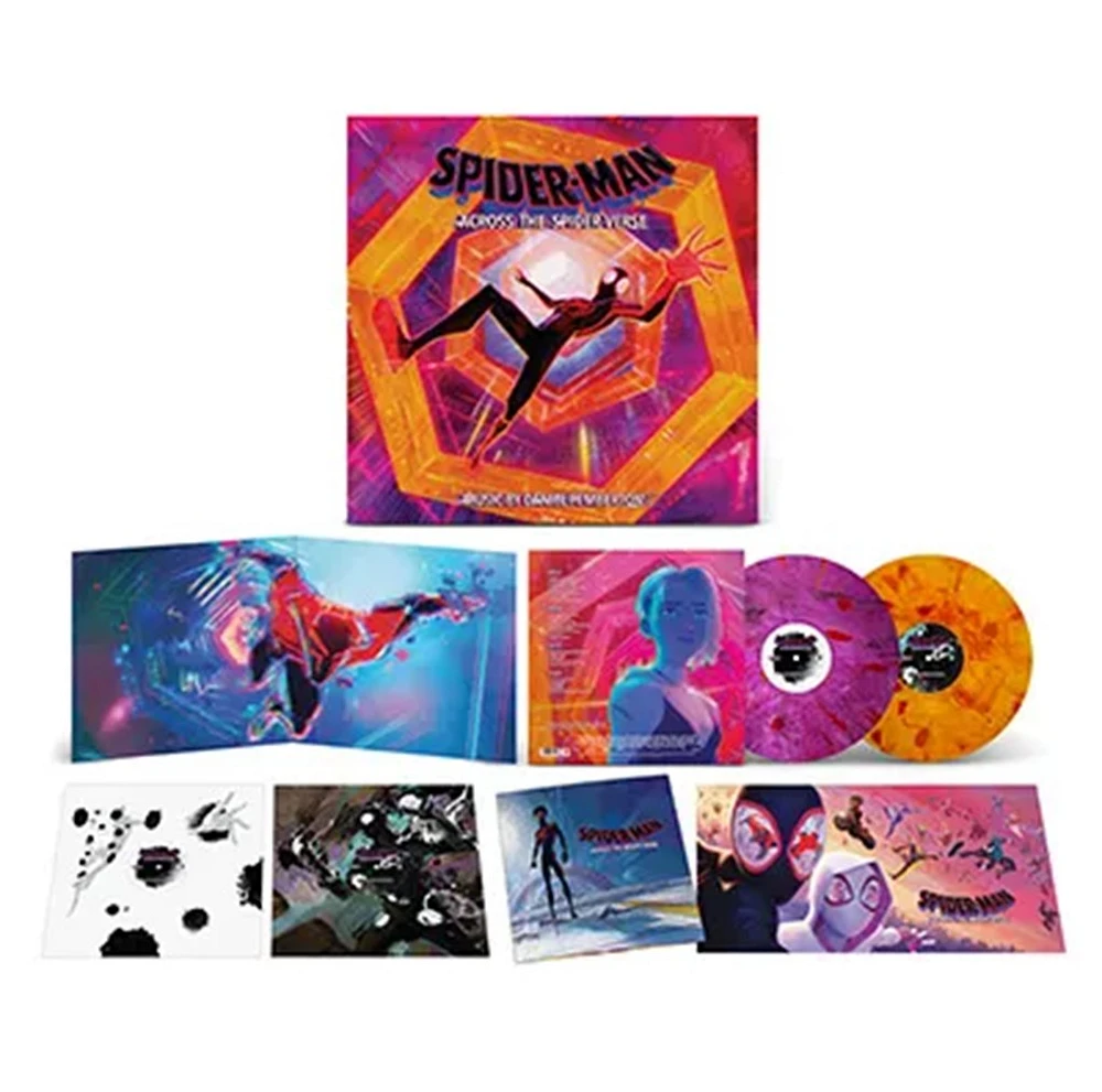 Across The Spider-Verse by Daniel Pemberton (1 Orange and 1 Purple Marbled LP) (2 LPs) 