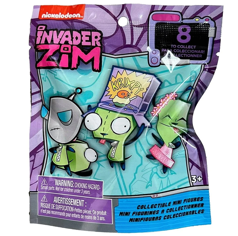 Nickelodeon Invader Zim Collectible Mini Figure Blind Bag – One Variation Chosen at Random