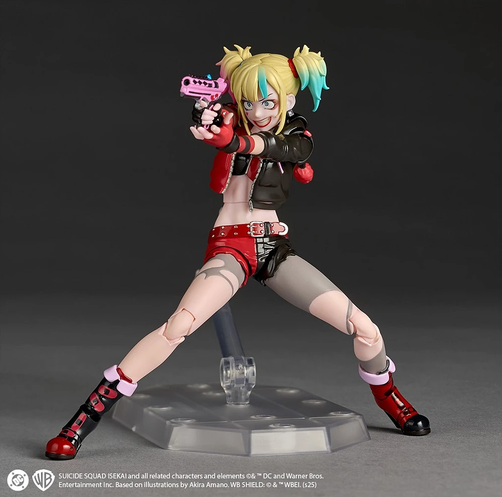 Revoltech Amazing Yamaguchi Harley Quinn Suicide Isekai Action Figure 