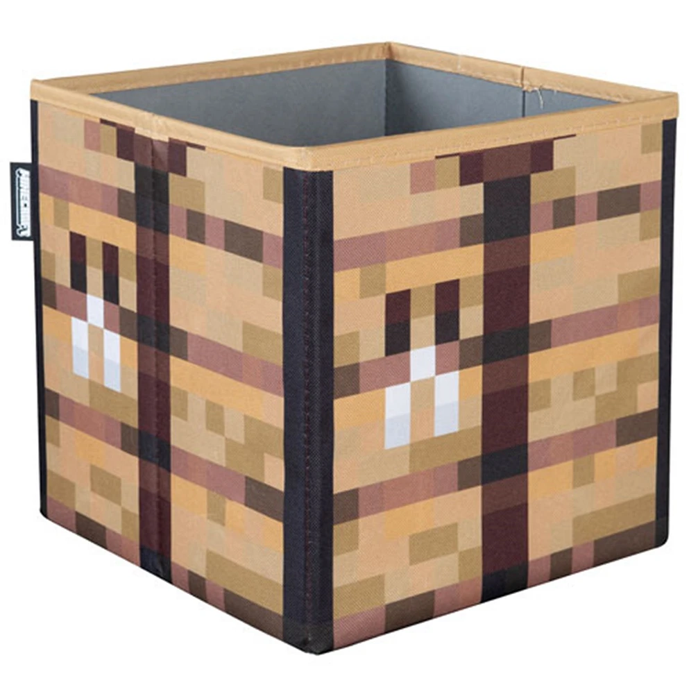 Minecraft 10 Inch Collapsible Storage Box 2 Pack - Creeper & Crafting Table 