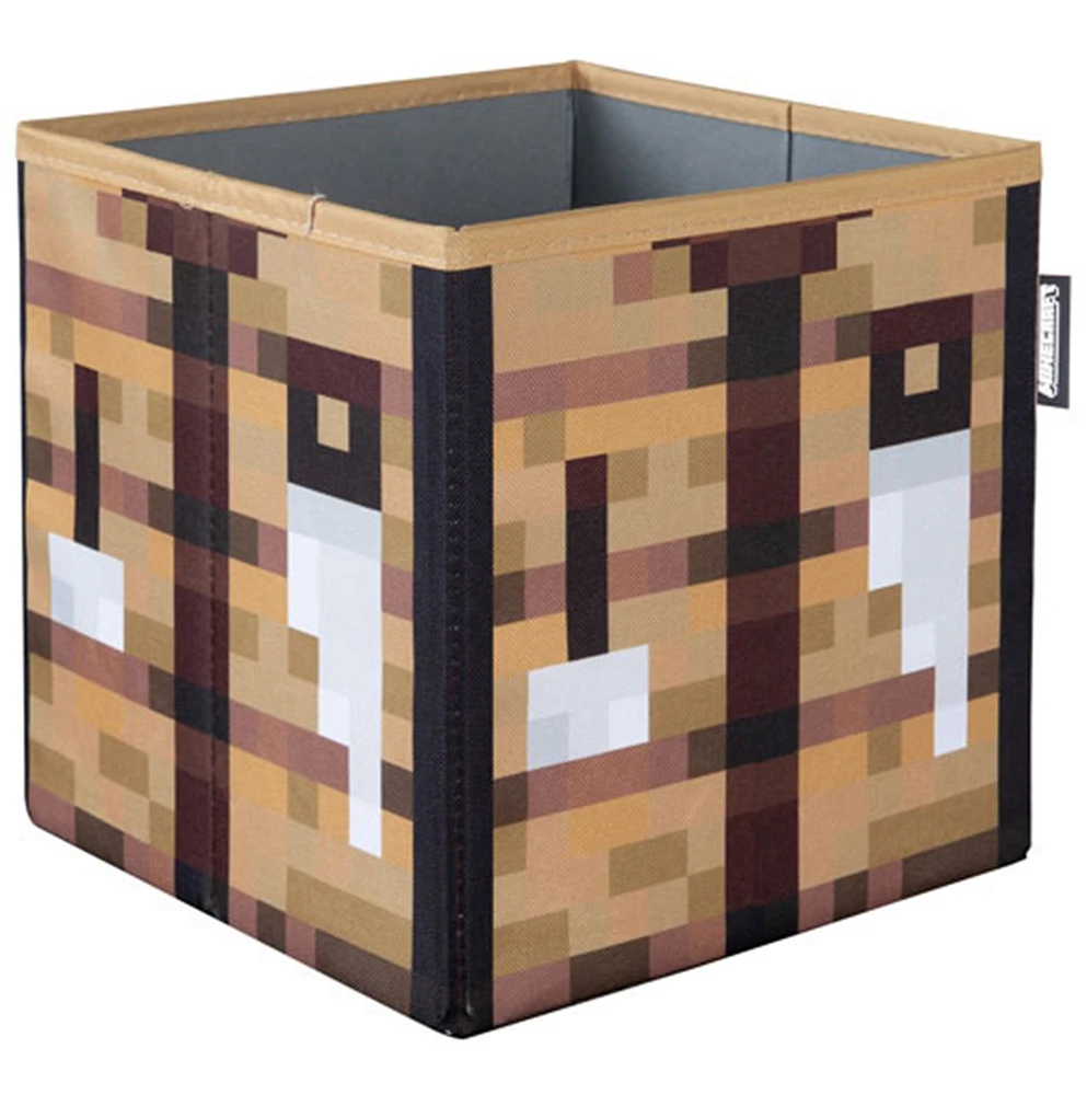 Minecraft 10 Inch Collapsible Storage Box 2 Pack - Creeper & Crafting Table 
