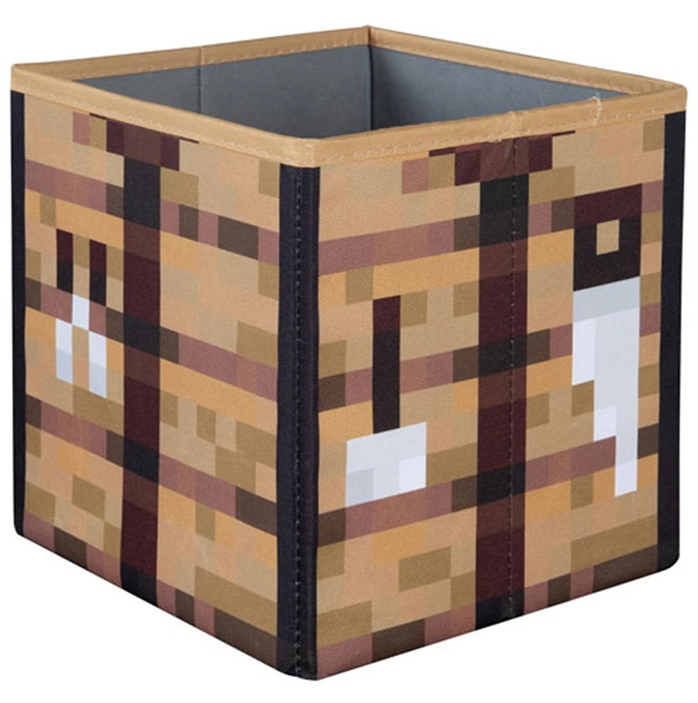 Minecraft 10 Inch Collapsible Storage Box 2 Pack - Creeper & Crafting Table 