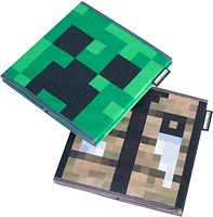 Minecraft 10 Inch Collapsible Storage Box 2 Pack - Creeper & Crafting Table 