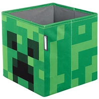 Minecraft 10 Inch Collapsible Storage Box 2 Pack - Creeper & Crafting Table 