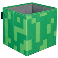 Minecraft 10 Inch Collapsible Storage Box 2 Pack - Creeper & Crafting Table 