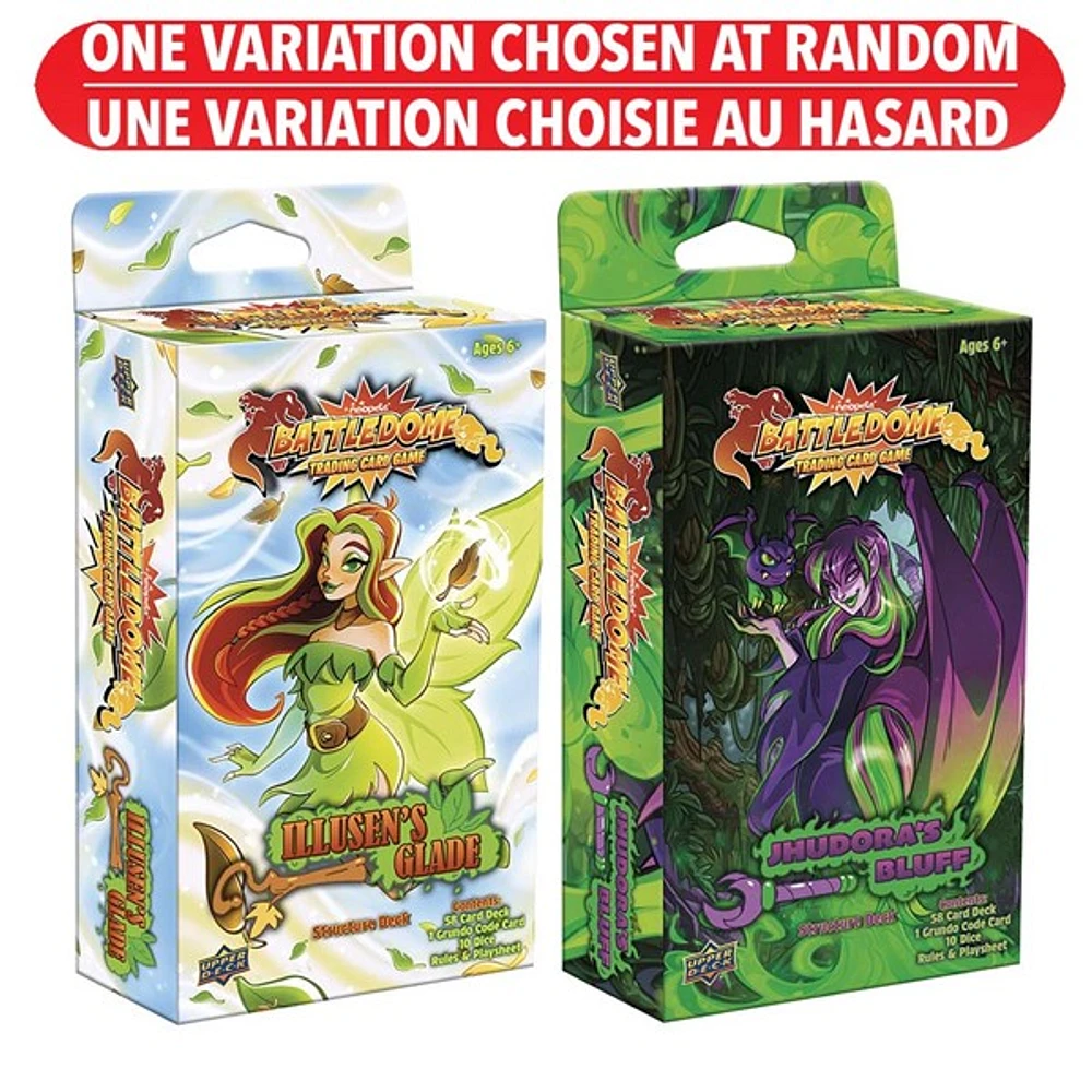 Neopets Battledome Trading Card Game Jhudora's Bluff & Illusen's Glade Structure Deck – One Variation Chosen at Random