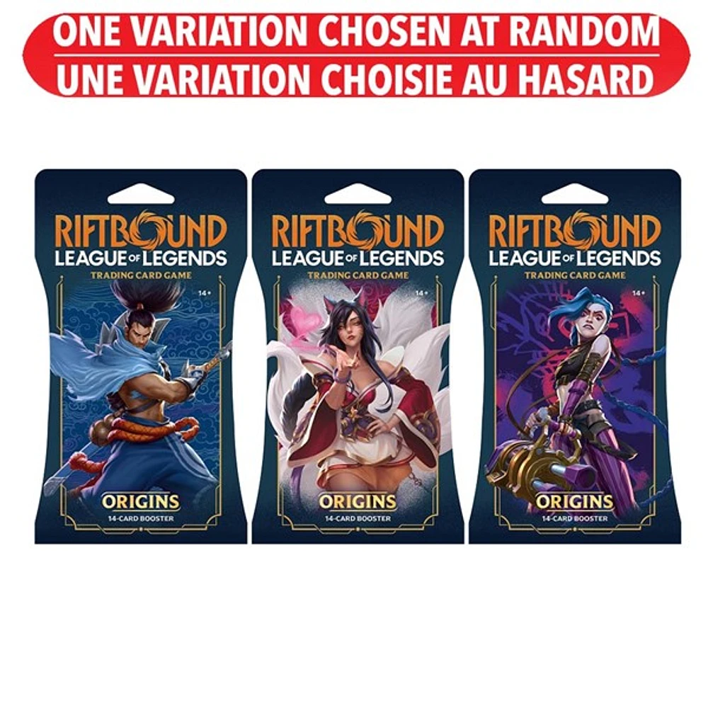 Riftbound League Of Legends Trading Card Game Origins Sleeved Booster Pack – Une variation choisie au hasard