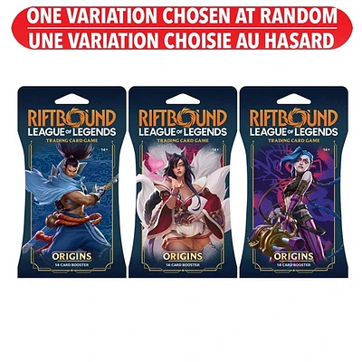 Riftbound League Of Legends Trading Card Game Origins Sleeved Booster Pack  – Une variation choisie au hasard