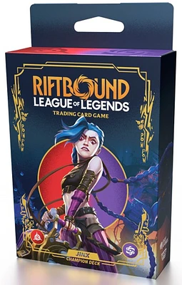 Riftbound League Of Legends Trading Card Game Origins Champion Deck Jinx  