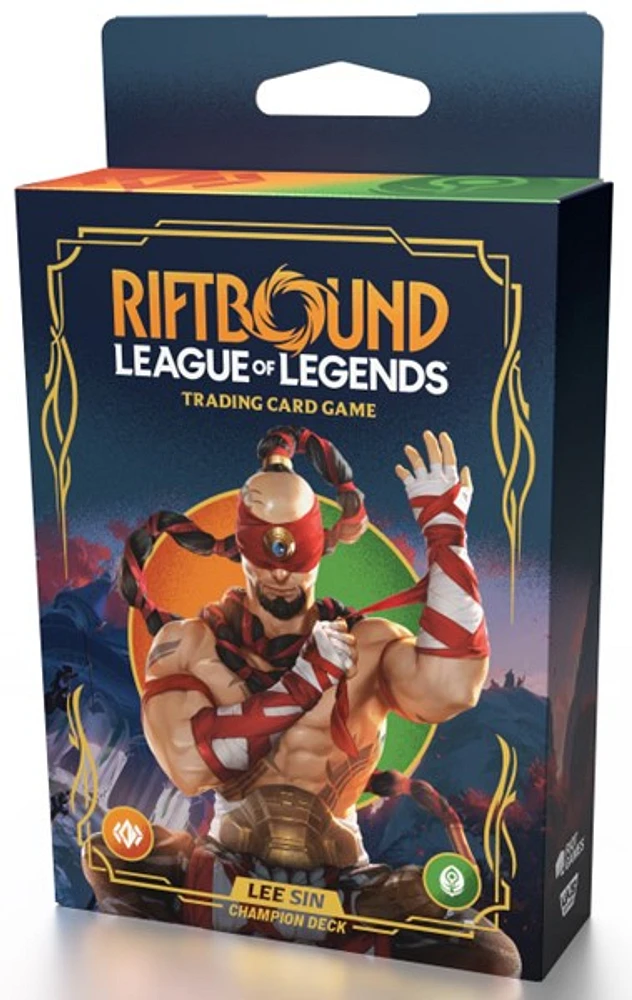 Riftbound League Of Legends Trading Card Game Origins Champion Deck Lee Sin