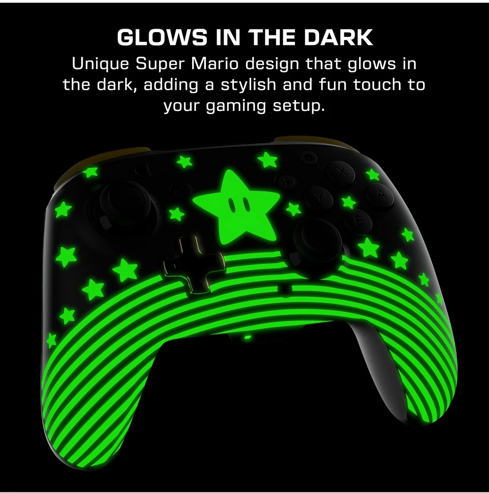 Manette sans fil Rematch : Super Mario Star 