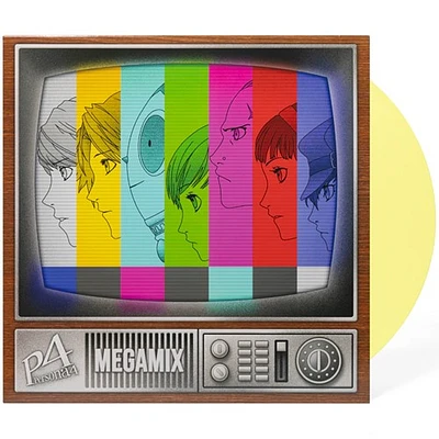 Persona 4 Megamix Soundtrack Yellow Vinyl LP 