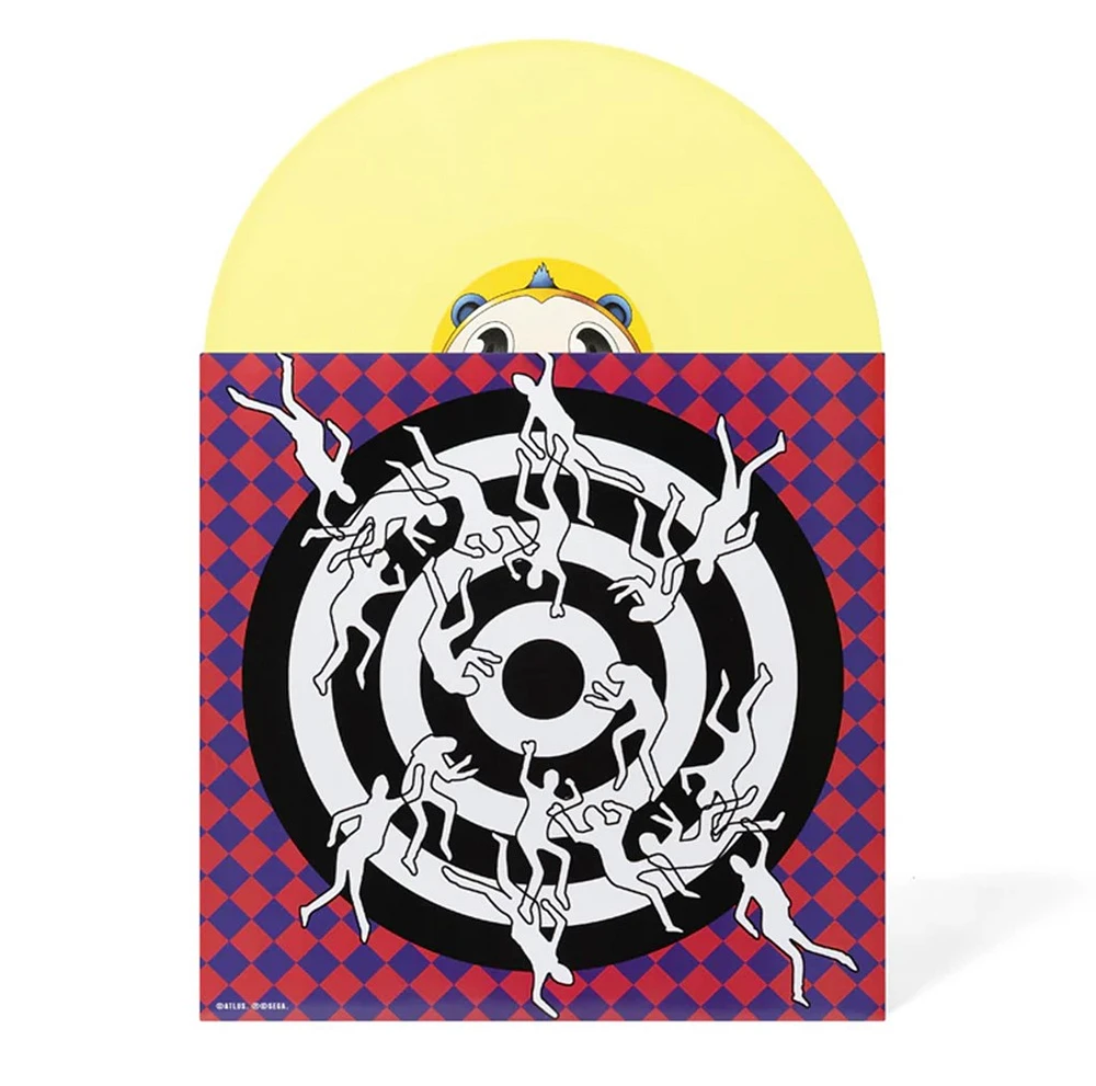 Persona 4 Megamix Soundtrack Yellow Vinyl LP 