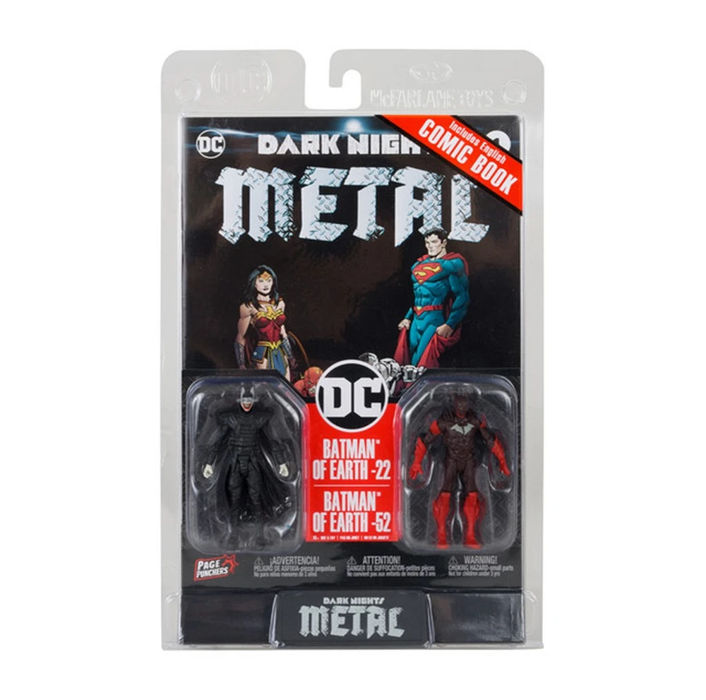 Batman Who Laughs & Red Death w/Comic (Page Punchers) 3" 2-Pack 