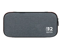 PowerA Slim Case for Nintendo Switch 2 - Dark Heather Grey 