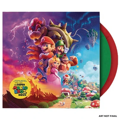 The Super Mario Bros Movie Green & Red Vinyl 2LP 