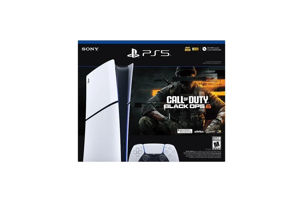 PlayStation 5 Digital Edition - Call of Duty: Black Ops 6 Bundle (model group – slim) 