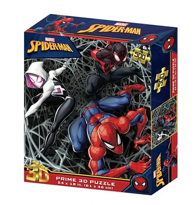 Marvel Spiderverse Web Prime 3D Puzzle, 500pc 