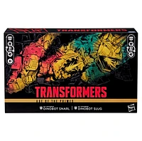 Transformers Age of the Primes G2 Universe Dinobot Slug and G2 Universe Dinobot Snarl 