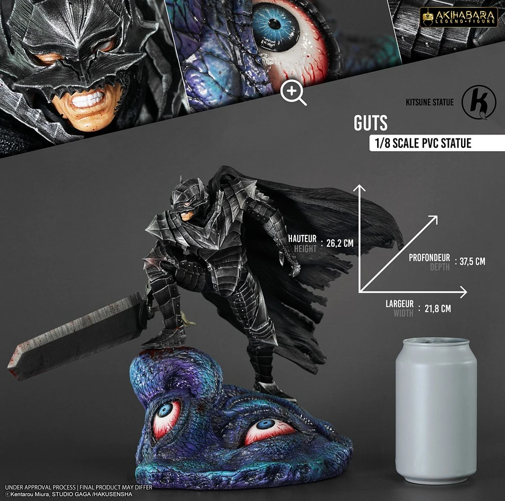 Berserk: Guts Berserker 1/8 PVC 