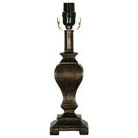 Distressed Bronze Accent Lamp, 14"