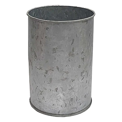 Galvanized Metal Utensil Crock