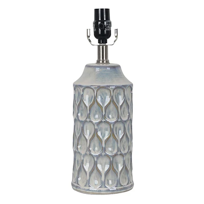 15in. Blue/White Ceramic Accent Lamp