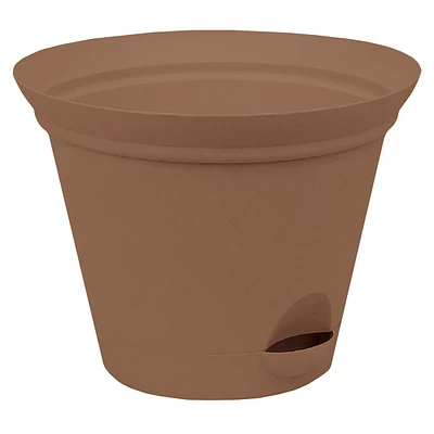 Chocolate Self-Watering Outdoor Flare Planter