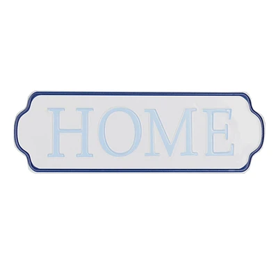 Home Ceramic Wall Sign, 12x4